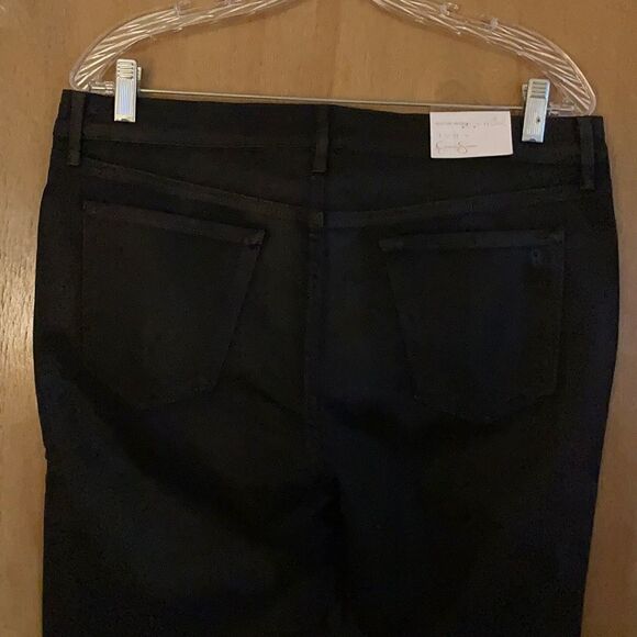 Jessica Simpson Midrise Super Skinny Black Pants - Picture 6 of 9
